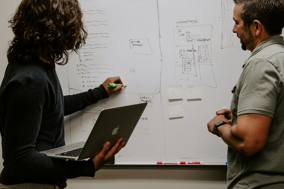 R&D whiteboard session